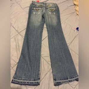 SOLD! NWT Tixi Embroidered Denim Jeans size 11